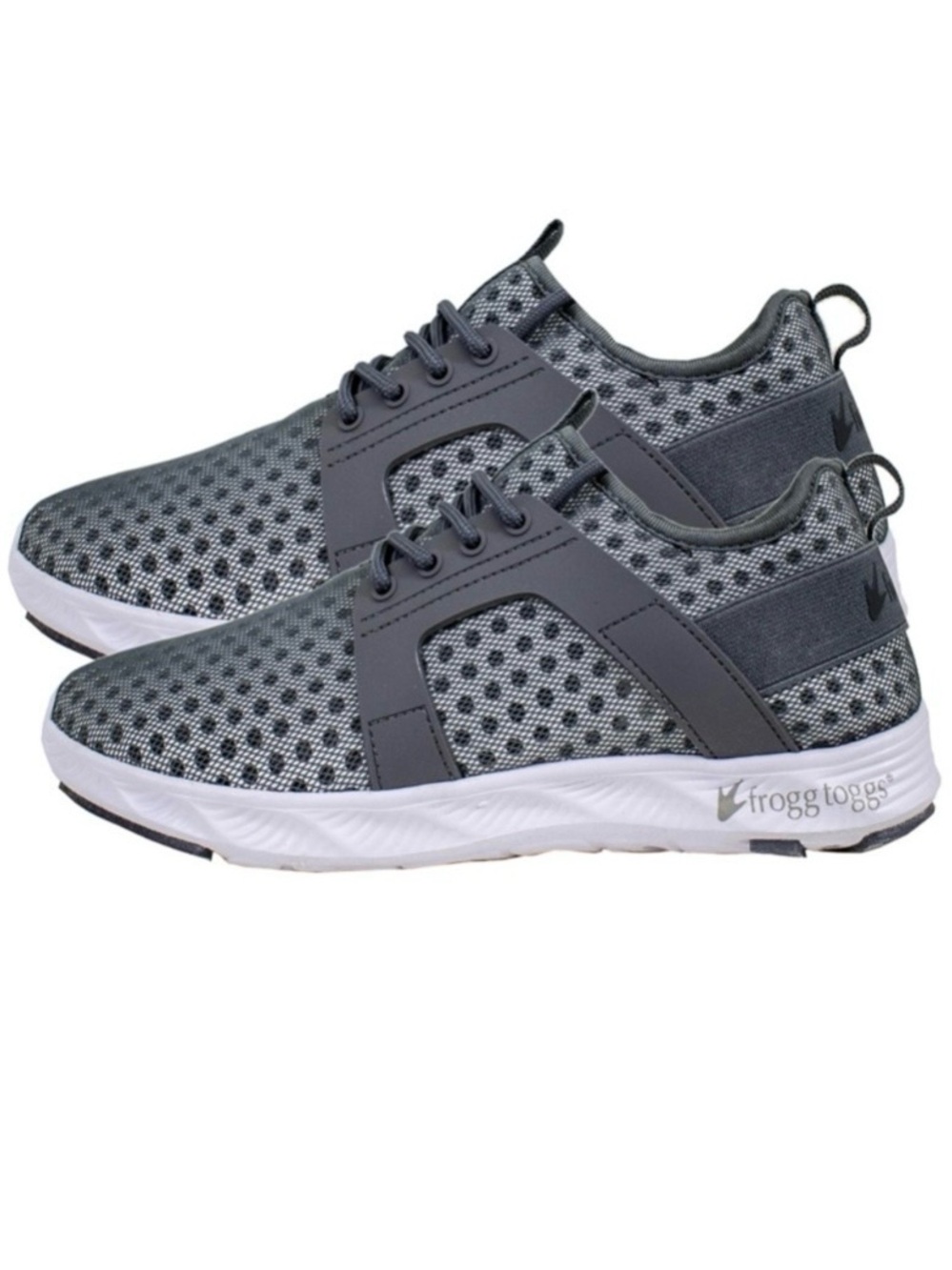 💥NWT💥Woman’s FROGG TOGGS Grey Lace up Water Drainage Shoes Size 7
